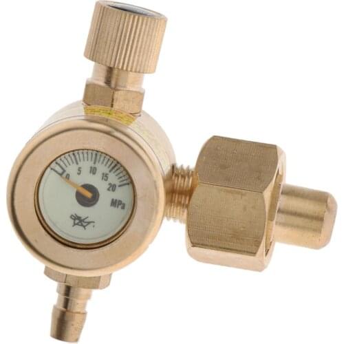 0-20 Mpa Argon Meter Gas Pressure Regulator Flowmeter Welding Gauge