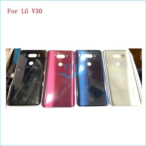 10pcs Back Cover Battery Case Glass Rear Door Housing Cover Replacement For LG V30