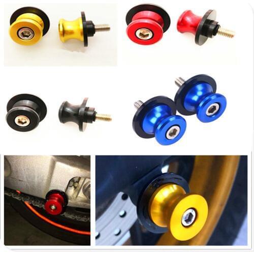2pcs 6mm 8mm 10mm swing arm Spools Sliders motorcycle Swingarm Spool slider for SUZUKI S HAYABUSA GSXR1300 M DL650 V-STROM