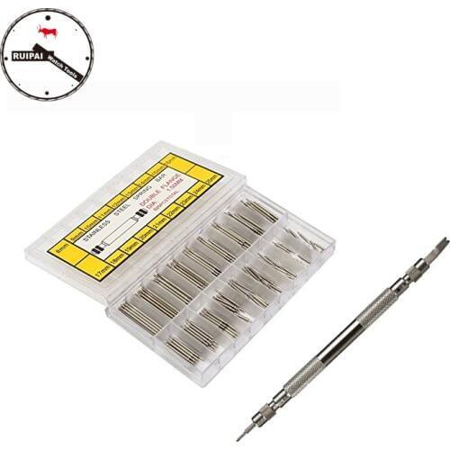 360pcs/set Watch horloge spring bars DIA1.5mm 8~25mm Assort size spring bars for watchband Strap with Quality Spring bar tool