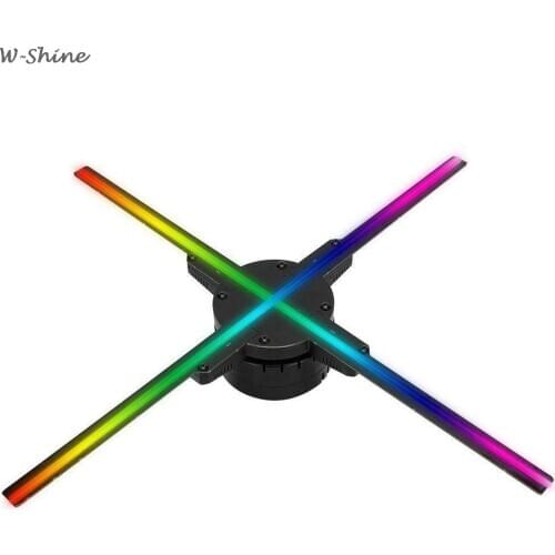WiFi 3D Hologram Projector Fan Control Holographic Display 576LEDs Party Decorations Holograms Led 55/56CM WiFi/PC Control
