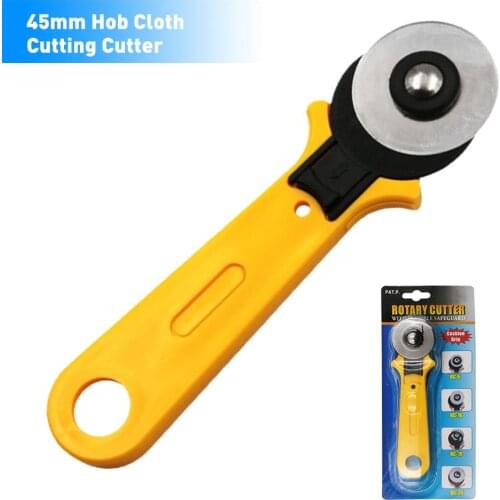 45mm Cloth tailoring circular roller cutter Cloth Cutting Knife Tailor Wheel Knife Sewing Tools Accessory