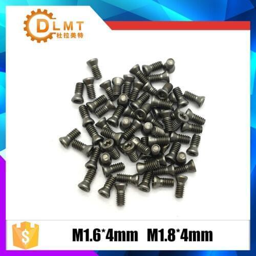 M1.6*4mm M1.8*4mm 50 PCS Screws Fastener Hardware for Mechine Lathe Accessories