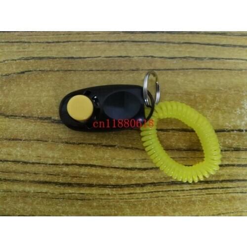 500pcs/lot Free Shipping 10 colors Training Trainer Aid Guide Mini Dog Pet Click Clicker Best Selling