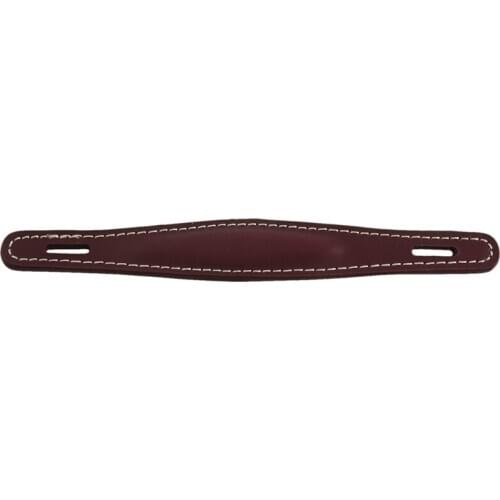 Pure Vintage Amplifier Handle - Brown, Stitched Leather