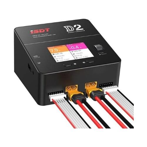 ISDT D2 200W 24A AC Dual Channel Output Smart Battery Balance Charger