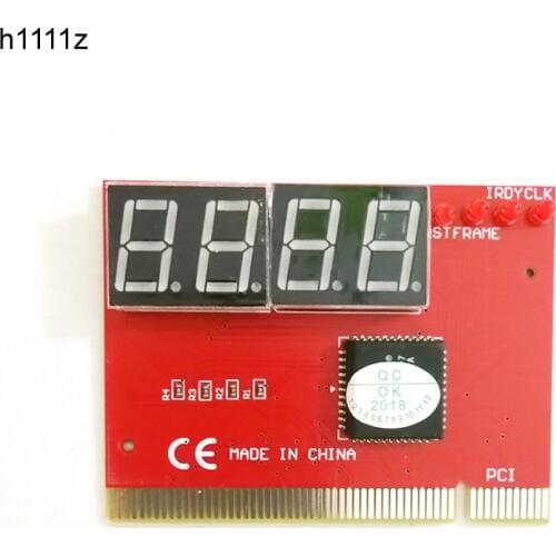 Computer PCI POST Card Motherboard LED 4-Digit Diagnostic PC Analyzer Test POST Cards Plastic Metal High Stability Express Card