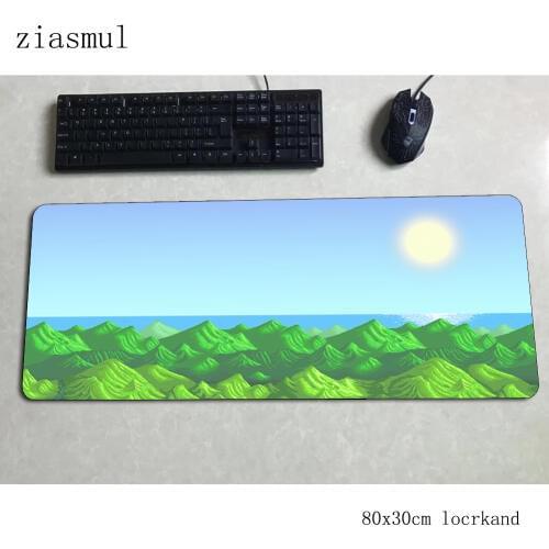Stardew valley padmouse 80x30cm gaming mousepad game HD pattern mouse pad gamer computer desk cool new mat notbook mousemat pc