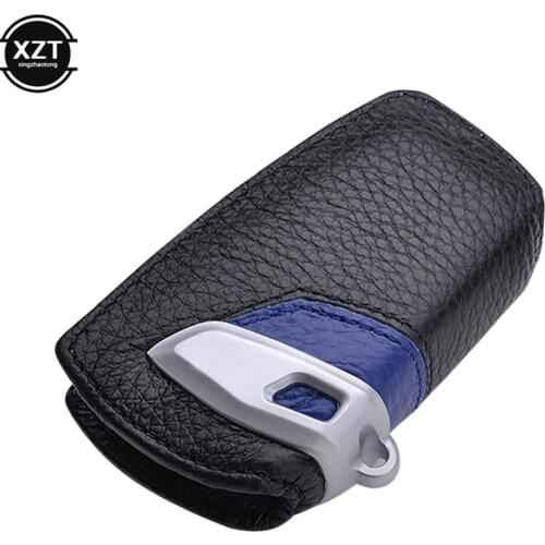 Leather Key Case Cover Keychain For BMW G30 F30 F48 F20 F15 F16 1 2 3 4 5 6 7 Series X1 X3 X4 X5 X6 G30 Z4 For M Performance