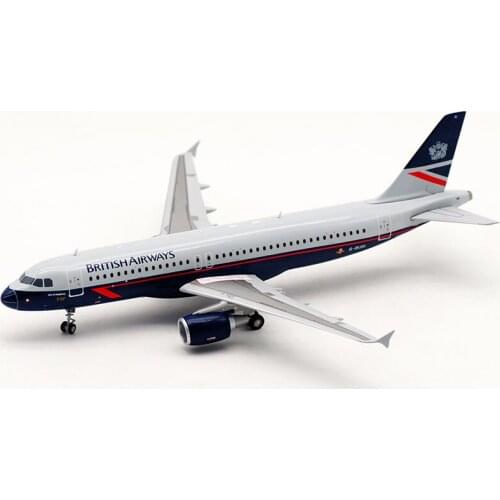 1:200 Scale British Airways A320 Airlines Model with Base Alloy Aircraft For Collectible Souvenir Show Gift Toys