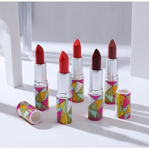 5Color Matte Lipstick Set Long Lasting Moisturing Lip Gloss Liquid Lipstick Velvet Red Sexy Lip Gloss Women Lip Make-up cosmetic