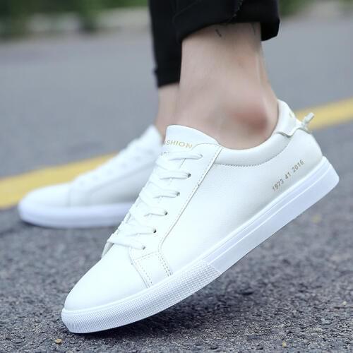2019 new comfortable mens shoes white tie wearable mens casual shoes Chaussure Homme mens sports shoes