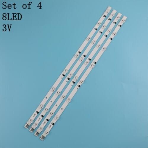 New 8LEDs LED stirp for Samsung UE32EH4000W D1GE-320SC0-R3 R2 BN96-24145A BN96-24166A 32H-3535LED-32EA SLED 2011SVS32 3228