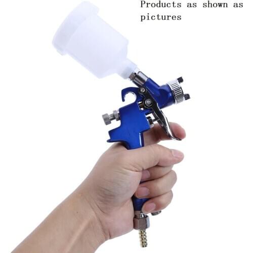 0.8mm/1.0mm Nozzle H-2000 Professional HVLP Spray Gun Mini Air Paint Spray Guns Airbrush For Painting Car Aerograph