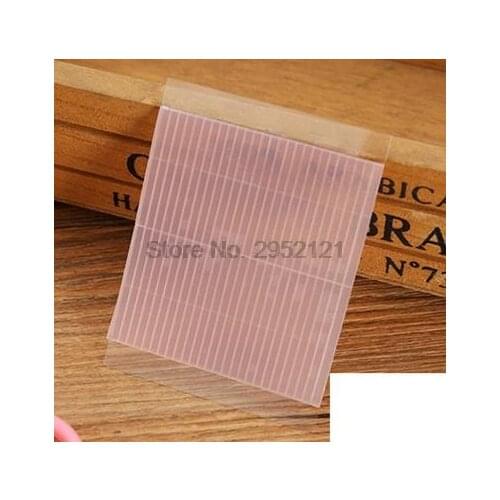 By dhl or ems 1000sheets Invisible Double Eyelid Fiber Magic Beautiful Eyes Stickers Eyelid Past Eyes Beauty Cosmetic Makeup new
