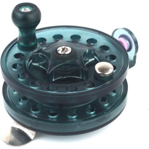 Fishing Reel Fly Reel Diameter 60mm Arbor Transparent White/black Aluminum Fly Fishing Reel Outdoor Fishing Accessories