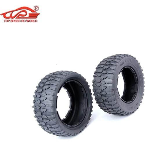 Off-road Tires Skin 2PC for 1/5 Losi 5ive-t Km-x2 Rofun Rovan LT QL 5T DDT FID RACING Truck Rc Car Parts