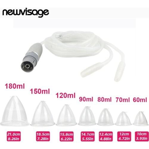 Connect Hose Suction Cup for 4 in 1 Cavitation RF Body Slimming Machine and Vacuum Breast Buttocks Suction Jar Therapy Hip Up