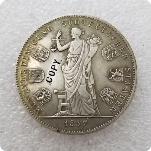 Type#2:1837 German states coin COPY commemorative coins-replica coins medal coins collectibles