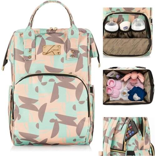 Waterproof Baby Care Bag for Mothers, Heat Preserving Backpack with Thermal Thermos, Baby Bottle Carrying Bag