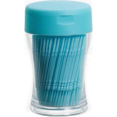 10pox(200pcs/ box )Pick interdental Brush Double-head Brushed For Teeth Cleaning Toothpick Oral Care Tool