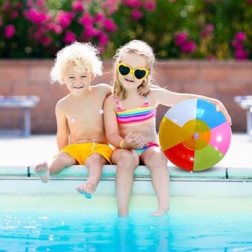 12pcs Inflatable Beach Ball Swimming Pool Play Balls Water Party Game Sports Toys Outdoor Baby Adult Blow Up Beach Tools