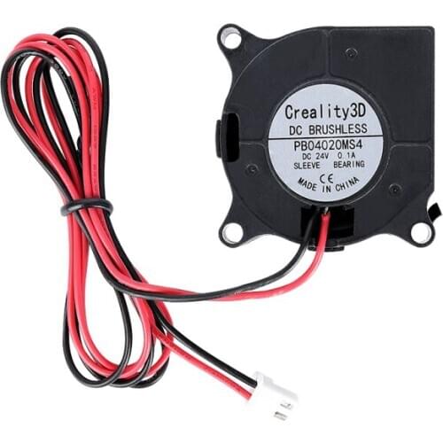 2pcs CR-10S Pro DC24V 4020 Blower Fan 40X20MM Cooling 5600r/min For CREALITY CR-10S Pro V2 CR20 Pro CR-2020 CR-X 3D Printer part