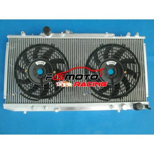 Aluminum Radiator For Toyota Celica GT4 ST185 RC GT-Four 2.0L Turbo 3S-GTE I4 4WD 1989-1993 & OR With FAN