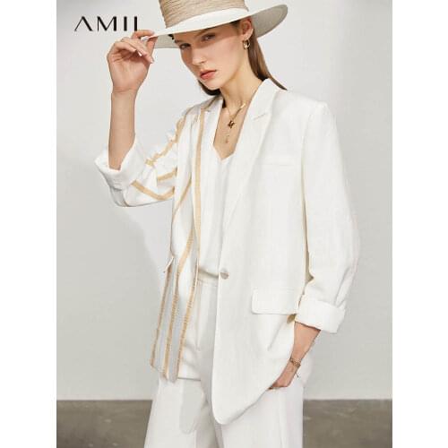 Женские пиджаки блейзеры Amii China At AliExpress