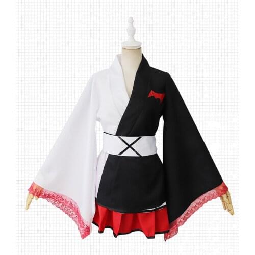 Anime Danganronpa V3 Monokuma Cosplay Costume Kimono Suit Outfit for Halloween Christmas Party Masquerade Anime Shows
