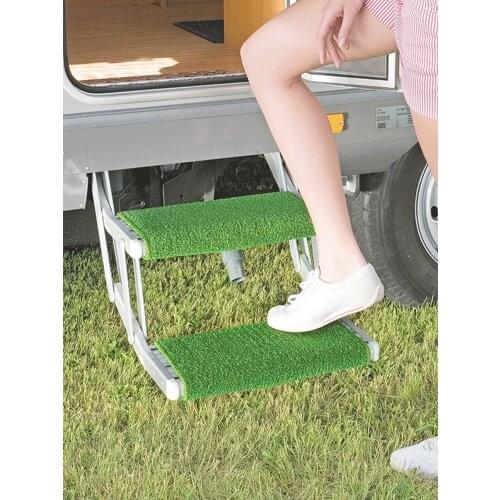 RV step mat FIAMMA footsteps on the car step Brunston double step Motorhome clean step