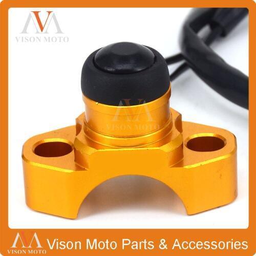 CNC BILLET UNIVERSAL ENGINE STOP START KILL SWITCH BUTTON For Suzuki RM85 RM125 RM250 RMZ250 RMZ450 RMX250 DR250 Dirt Bike