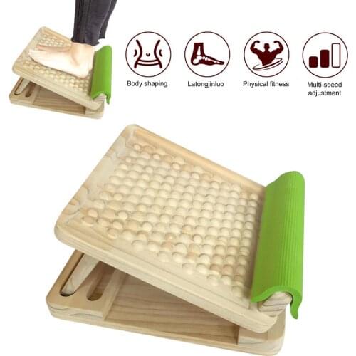 Calf Stretching Slant Board Wooden Folding Fitness Pedal Muscle Leg Stretch Board Adjustable Ankle Stretcher Boards For Fitness