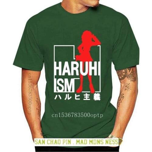 Melancholy Of Haruhi Suzamiya T shirt - Haruhiism Logo - Men and Womens Fitted New T Shirts Funny Tops Tee New Unisex Funny Tops