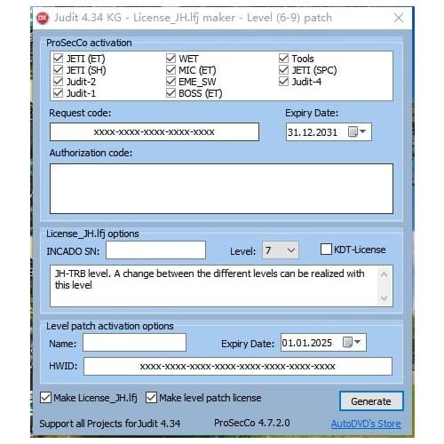 Jungheinrich (JETI) Judit-4 License_JH.lfj file Keygen+Level 2-9 [2018] v3 (Supports for 4.34-4.36) UNLOCK
