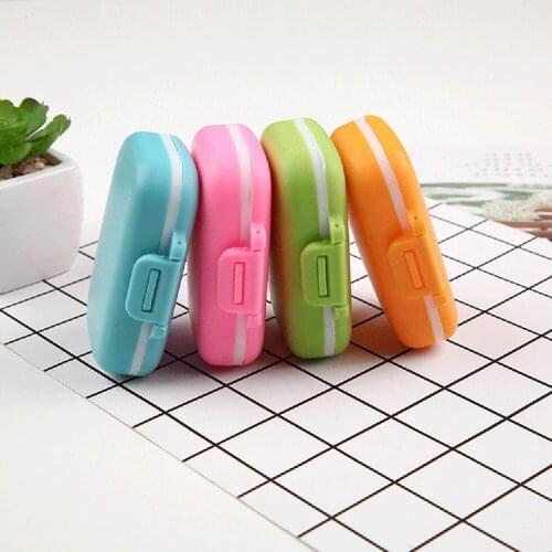 4pcs Moistureproof Pill Box Tablet Holder Storage Organizer Container Case Pill Box Splitter for Personal Health Care