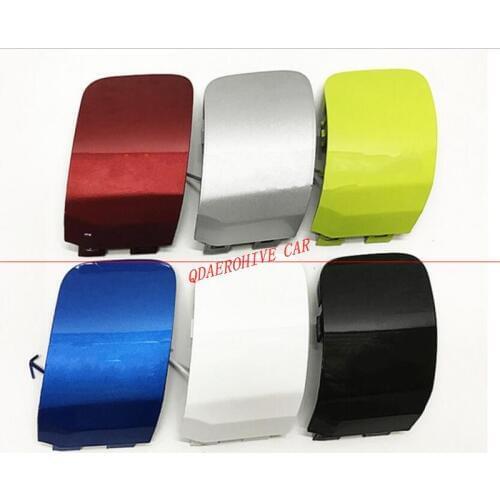 QDAEROHIVE front Bumper Trailer Cover Tow Bracket Cover Bumper Tow Hook Cover Cap for TOYOTA YARiS 2014-2019