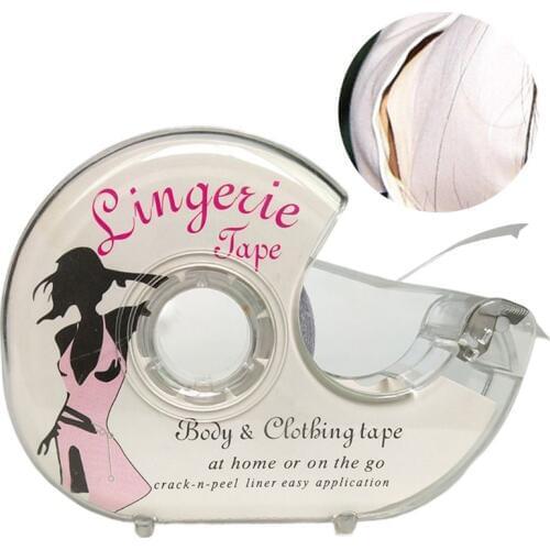 3 Meters Double Sided Body Tape Self-Adhesive Bra Clothes Dress Shirt Secret Lingerie Sticky With Dispenser Safe Accessories