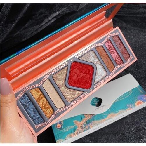 Shimmer Matte Eyeshadow Palette Makeup Palette Glitter Eyeshadow Pallete Pigment Face Highlighter Palette Cheek Blusher