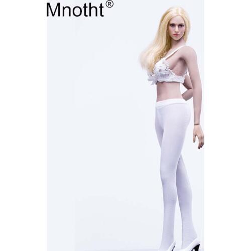 Mnotht 1/6 Soldier Sexy Silk Stocking Pantyhose Toys Female Socks Model White Black Doll For 12'' Soldier Action Figure m4n