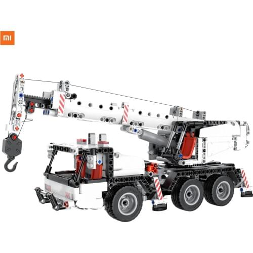 Original Xiaomi Mitu Building Blocks Miniature City Engineering Car Educational DIY Toys Truck Engineering For Kids Crane Gift