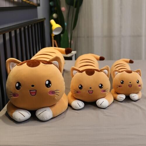 The Cat Hamster Sleep Pillow Long Pillow Cute Doll Doll Girl Plush Toy Lazy Man Bed On The Big Doll Cute Comfortable 75-100cm