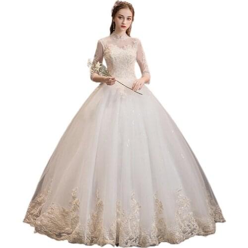 Zuolunouba Romantic Elegant Princess Dress Slim Strap High Waist Mesh Simple And Beautiful Sweet Mid-sleeved women Long dress