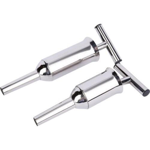 Stainless Steel Sausage Maker Homemade Meat Stuffer Syringe Filler Hand Operated