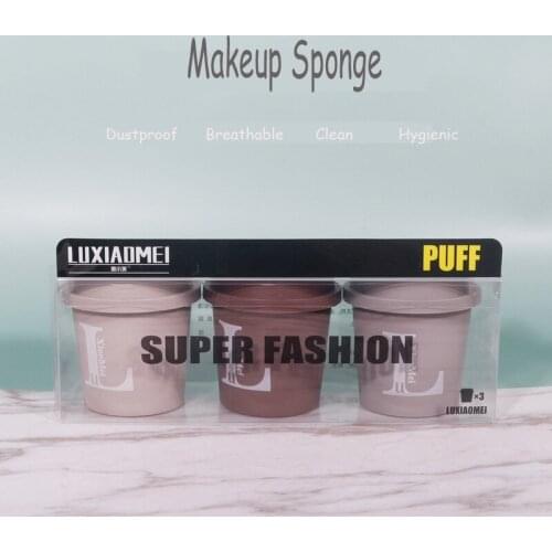 Makeup Sponge Puff Beauty Wet And Dry For Cream Sponges Cosmetic Puff Powder Puff Makeup Tools With Coffee Jar Wholesale