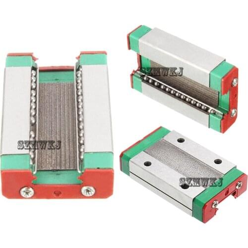 1PCS 46*27*10mm Durable MGN12H Steel Linear Sliding Block Carriage for MGN12 Linear Rail Guide CNC XYZ 3D Printer DIY