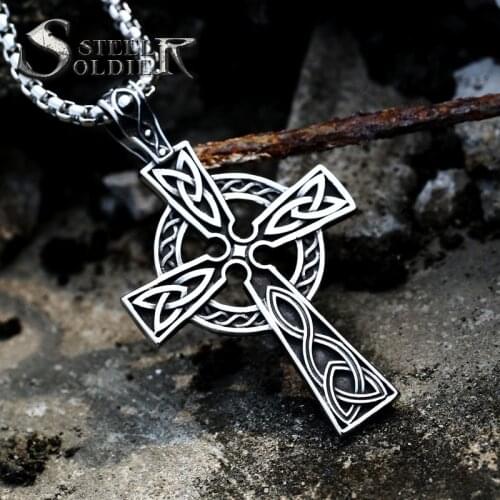 Steel Soldier Religious Pendants