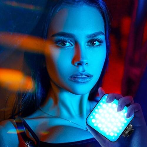 BEIYANG LED Video Light RGB Mini Full Color 2000mAh Lamps For Youtube Blogger Make-up Live Streaming INS Photography Shooting