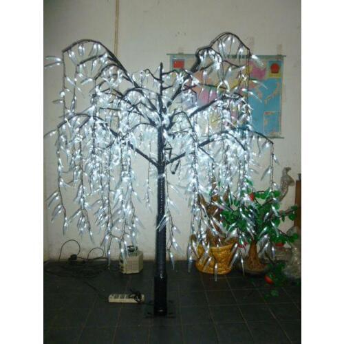 LED Willow Tree Light Christmas Tree 1,008pcs LED Bulbs 1.8m Height 110/220VAC White Rainproof Outdoor Use Free Drop Shipping
