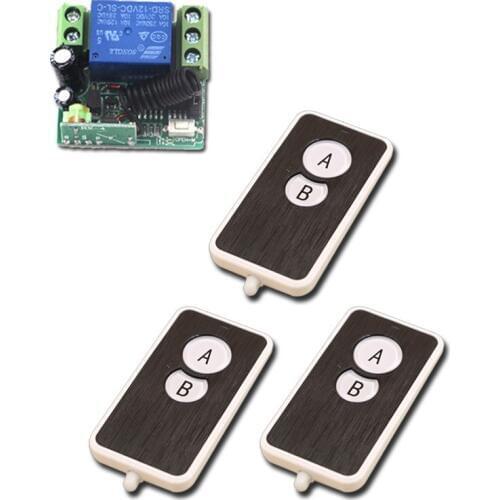Universal DC 12V 10A Wireless 315MHz Remote Control Switch Telecomando Transmitter 433MHz Remote Control Receiver Safe TX